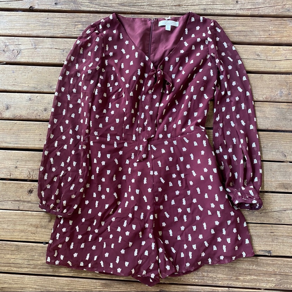 LC Lauren Conrad runway owl romper
